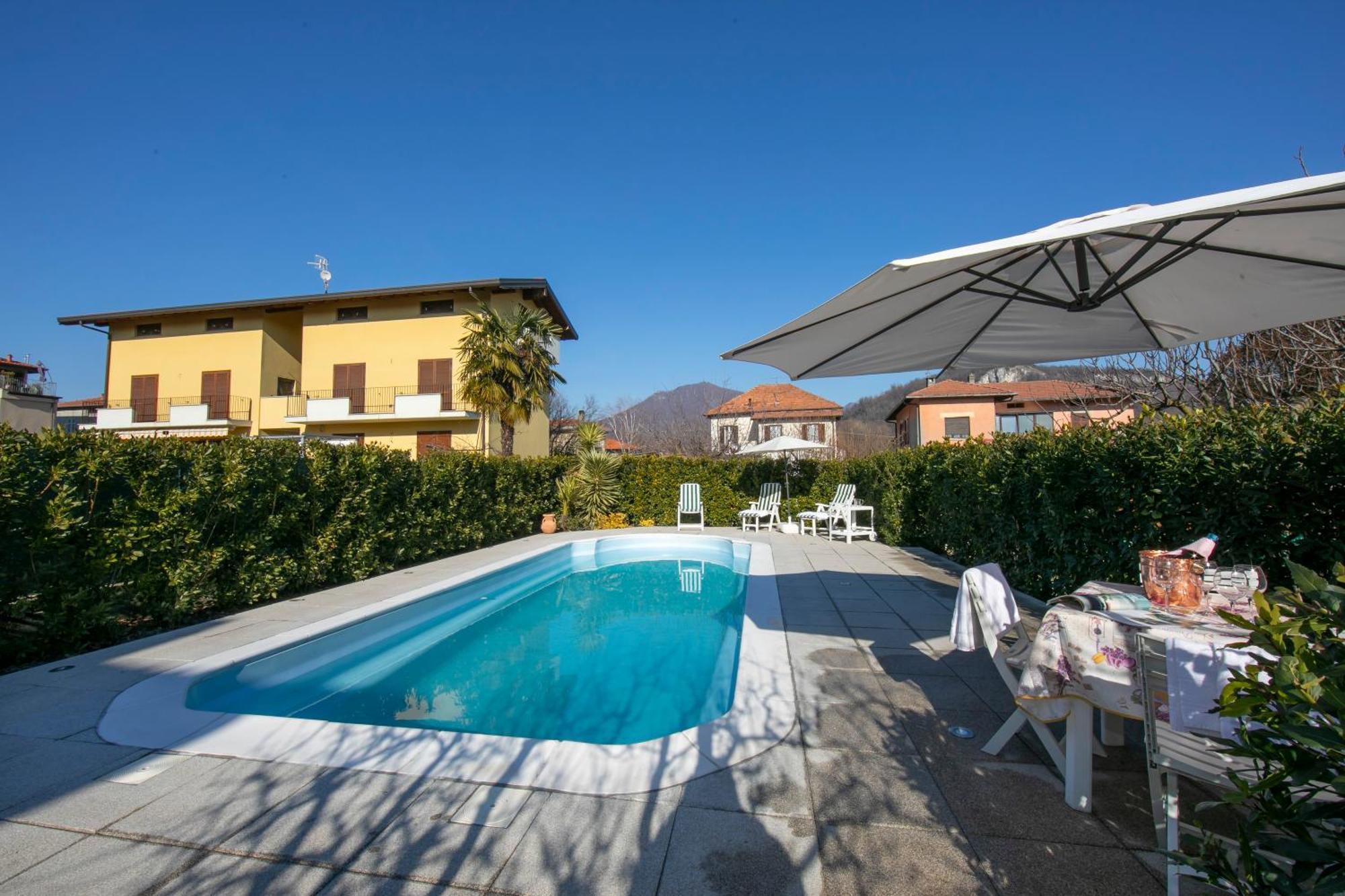 Casa Amabile With Salty Water Pool - Happy Rentals Reno Di Leggiuno Extérieur photo