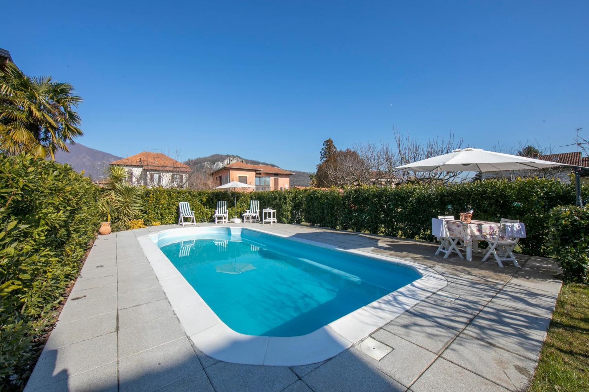 Casa Amabile With Salty Water Pool - Happy Rentals Reno Di Leggiuno Extérieur photo